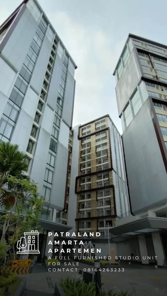 Dijual Patraland Amarta Apartemen atas nama sendiri. SHMSRS