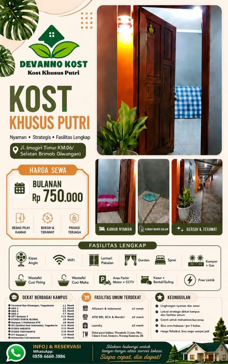 Kost Banguntapan 1