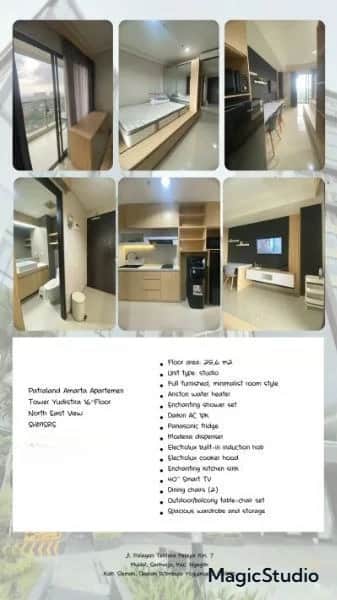 Dijual Patraland Amarta Apartemen atas nama sendiri. SHMSRS 2