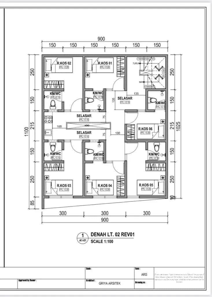 Investasi Istimewa Kost Eksklusif 13 Kamar di Pinggir Jl. Tasura, Dekat UNIV. Sanatadharma Paingan 3