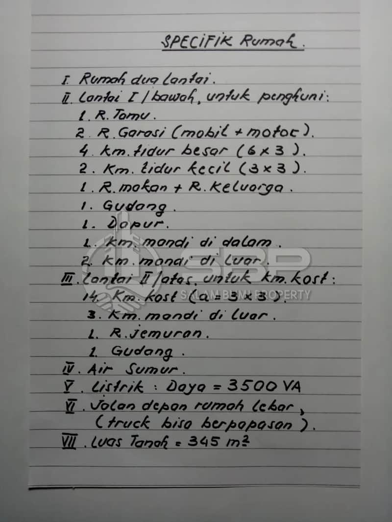 Rumah Induk + 14 Kamar Kost Strategis di Umbulharjo - Hanya Rp 3,5 M Nego! 4